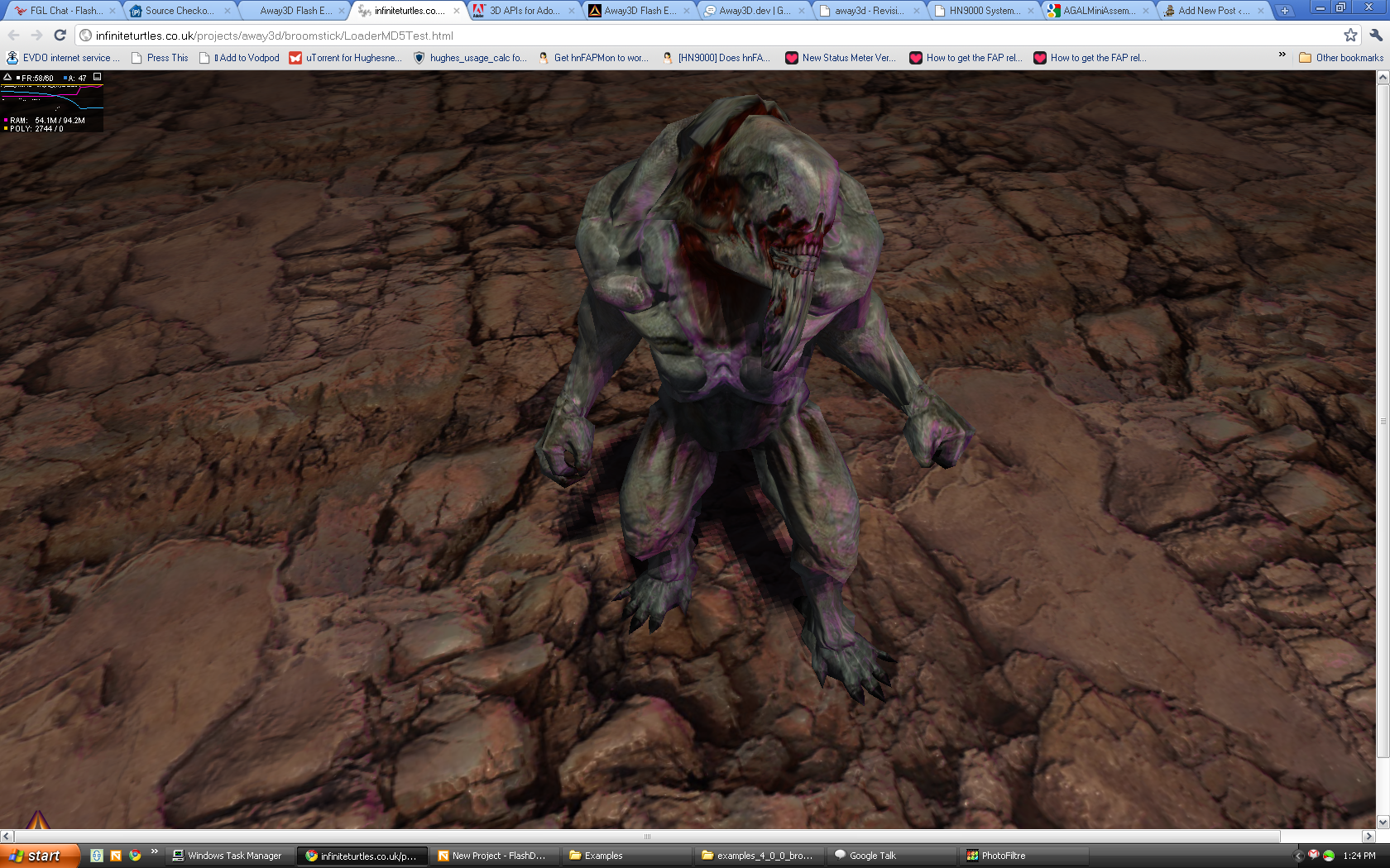 Molehill Monster Demo