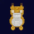 spinning voxel fox