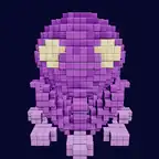 voxel octopus