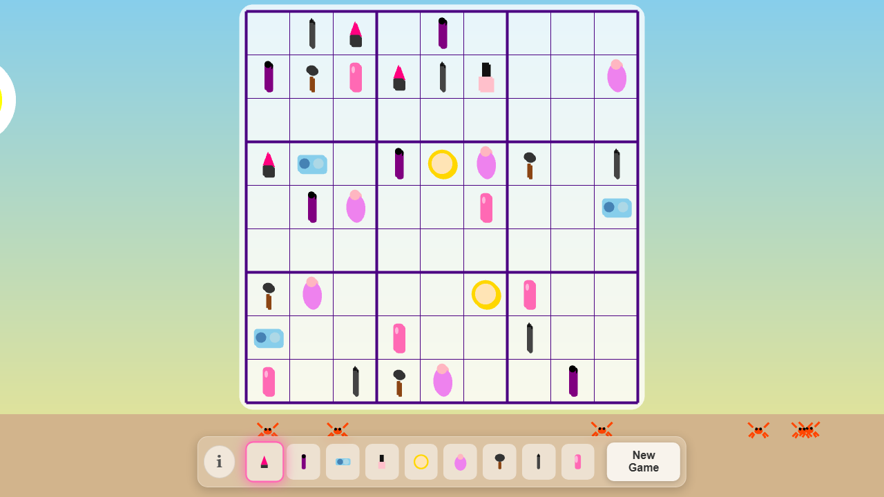 MakeupBeachSudoku